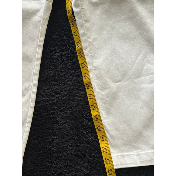 Tommy Bahama Live the Island‎ Life White Ankle Cotton Blend Pant Sz 6 - Picture 8 of 9